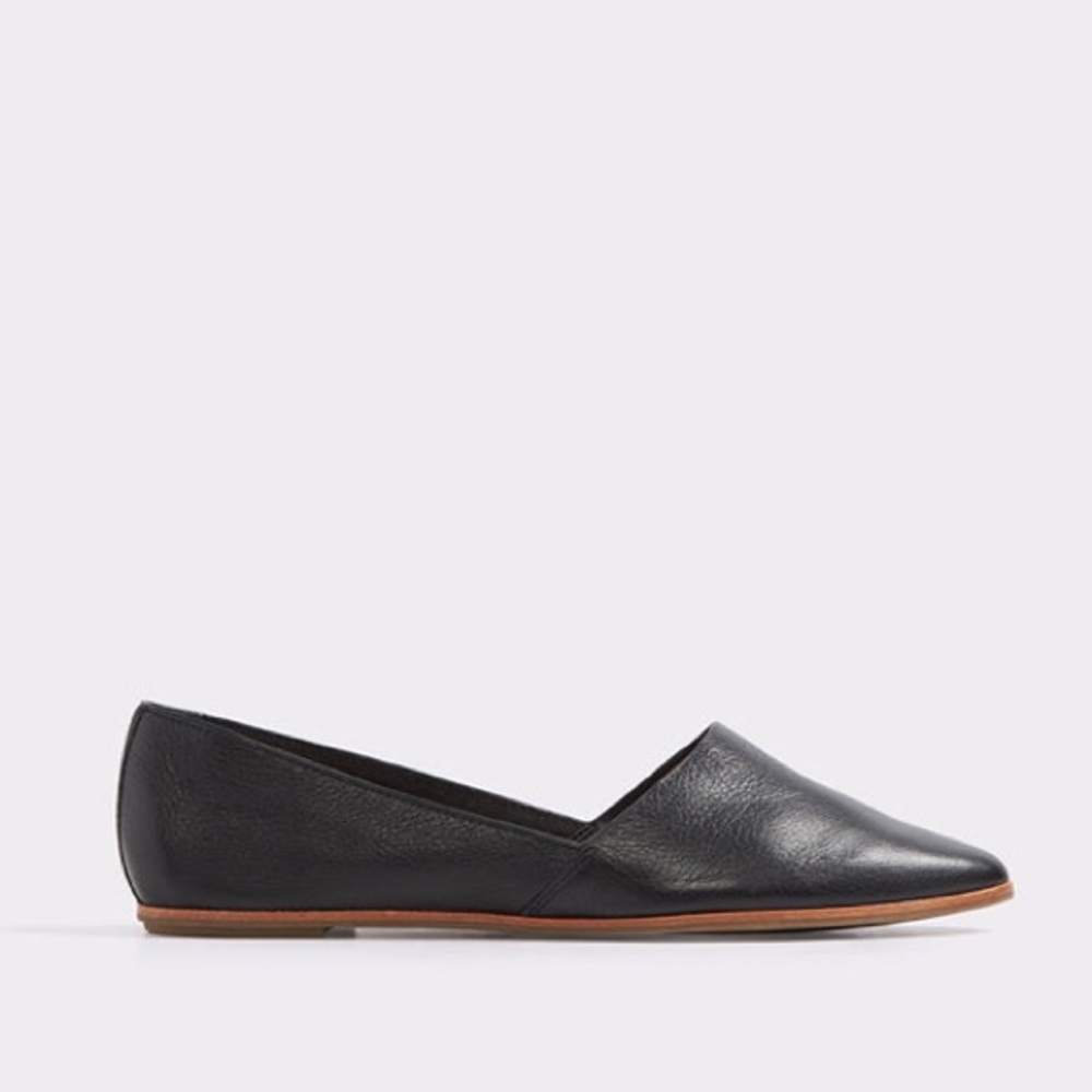 Aldo blanchette flats black size 7